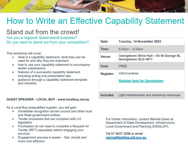 Capability Statement Workshop