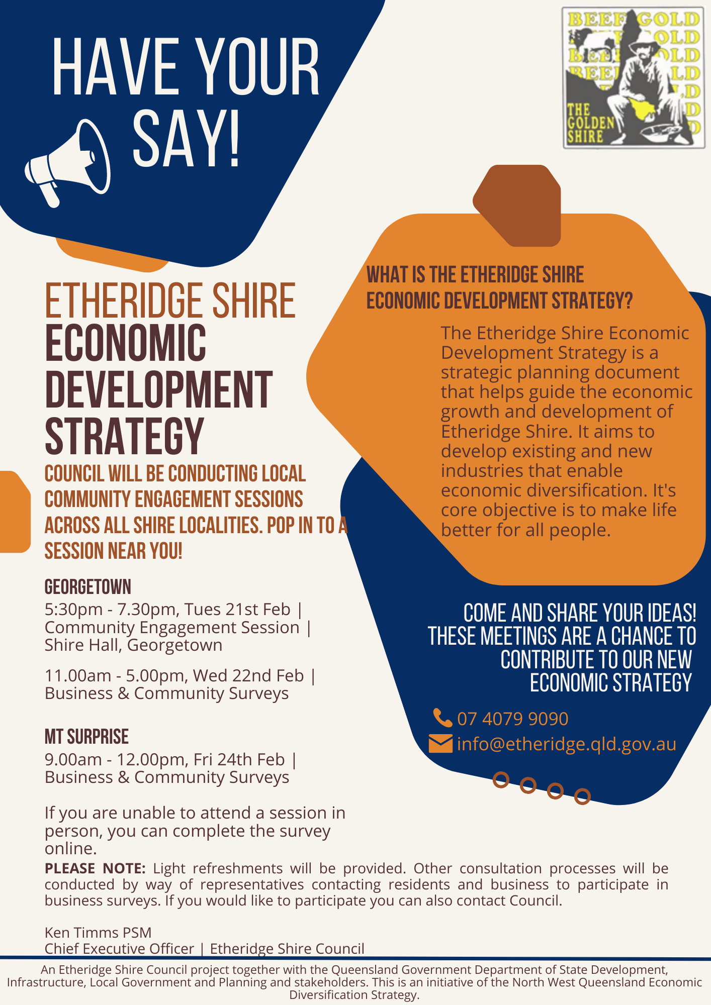Economic development survey flyer