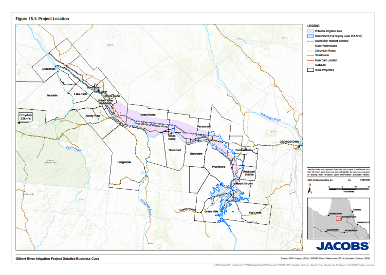 Gilbert river map